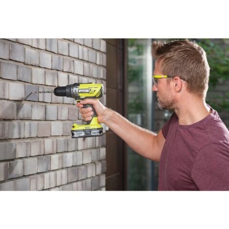 Trapano avvitatore a percussione 18V ONE+ 50Nm 2 velocità - Ryobi R18PD3-0 (senza batteria né caricabatterie)