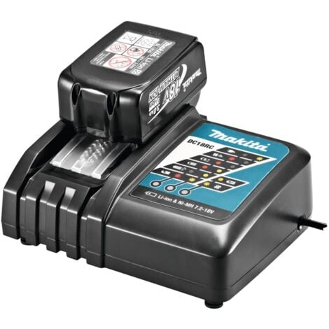 Makita Makstar cargador rápido Li-Ion, Ni-Mh 9,6 a 18 V - DC18RC