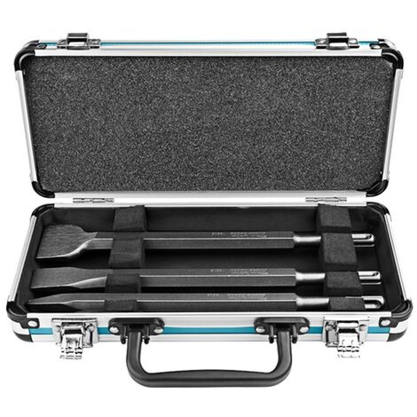 Estuche con 1 punta, 1 cincel, 1 cincel ancho SDS-PLUS - Makita D-42357