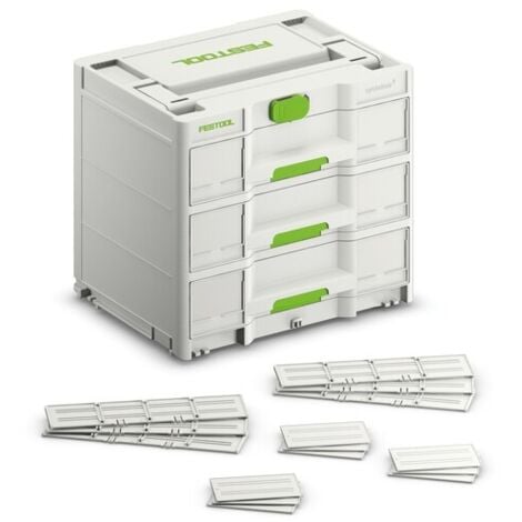 Sortainer de 3 cajones Festool SYS3-SORT/3 M 337 (396 x 296 x 337 mm) – 577769