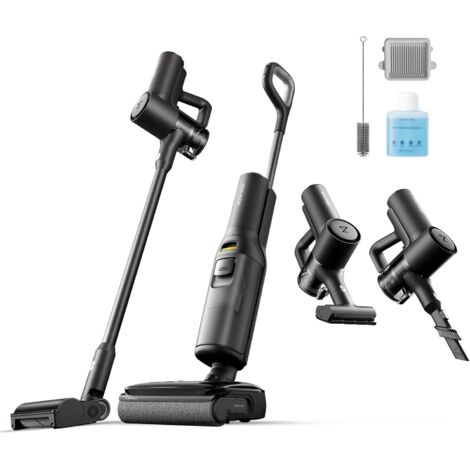 roborock F25 Combo Aspirapolvere Senza Fili e Lavapavimenti 5 in 1, Autopulizia a 90°C, Zero Grovigli, 180° UltraPiatto,Pulizia Bordi su Due Lati, 20.000 Pa Aspirazionet per Pavimenti Duri