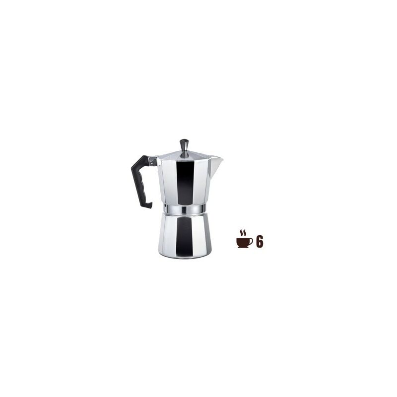 Cafetera De Aluminio De 6 Tazas Edm 8752