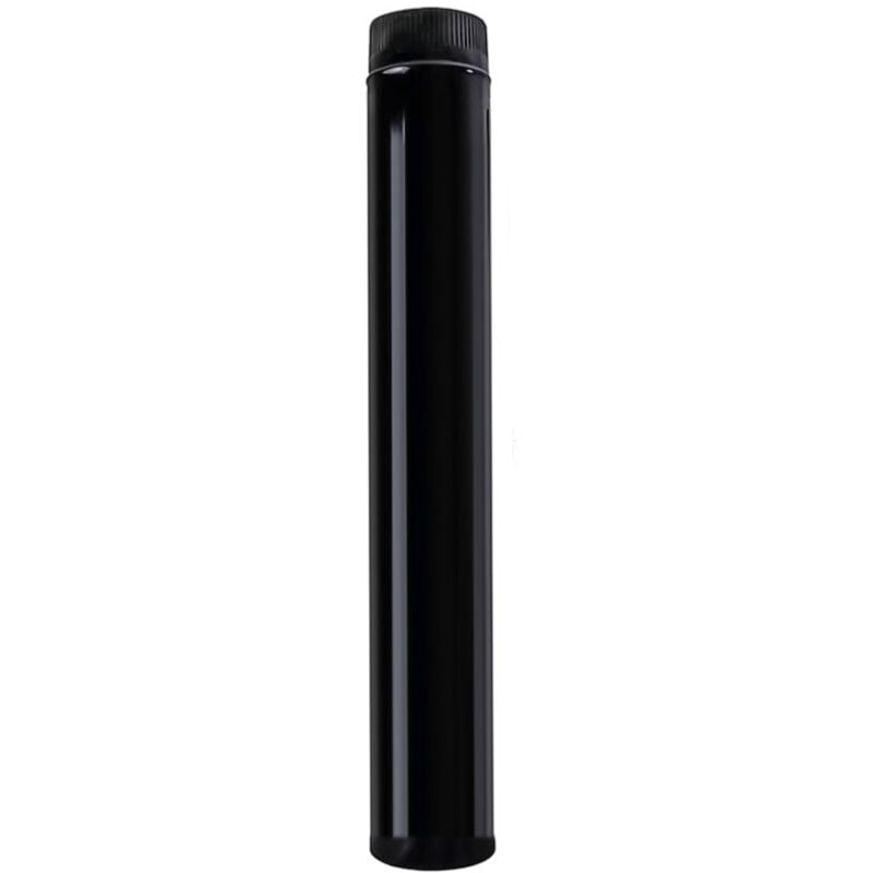 Tubo Estufa Color negro vitrificado de 110 mm neoferr.. wolfpack acero ø ideal leña chimenea alta