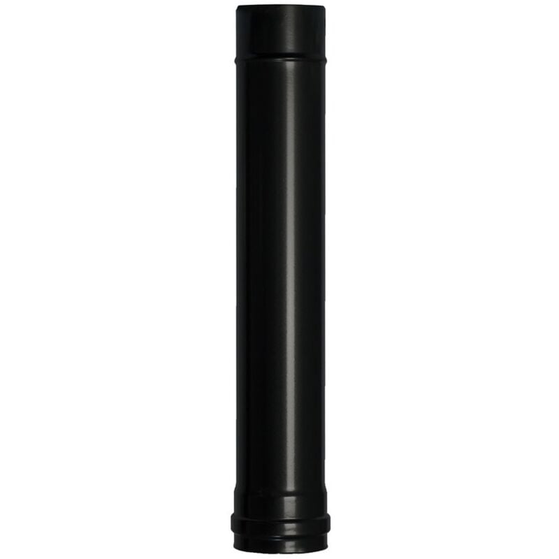 Wolfpack Linea Profesional 22013020 tubo acero negro longitud estufas de leña chimenea alta vitrificado pellet ø 80 mm. 50 ã80 50cm