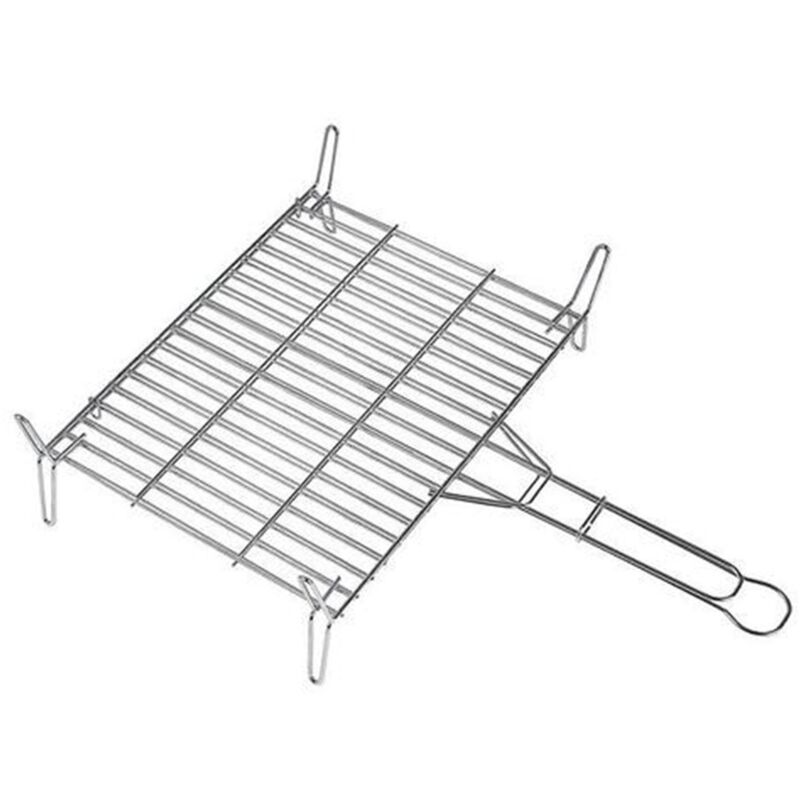 Parrilla doble galvanizada 50x50 cm