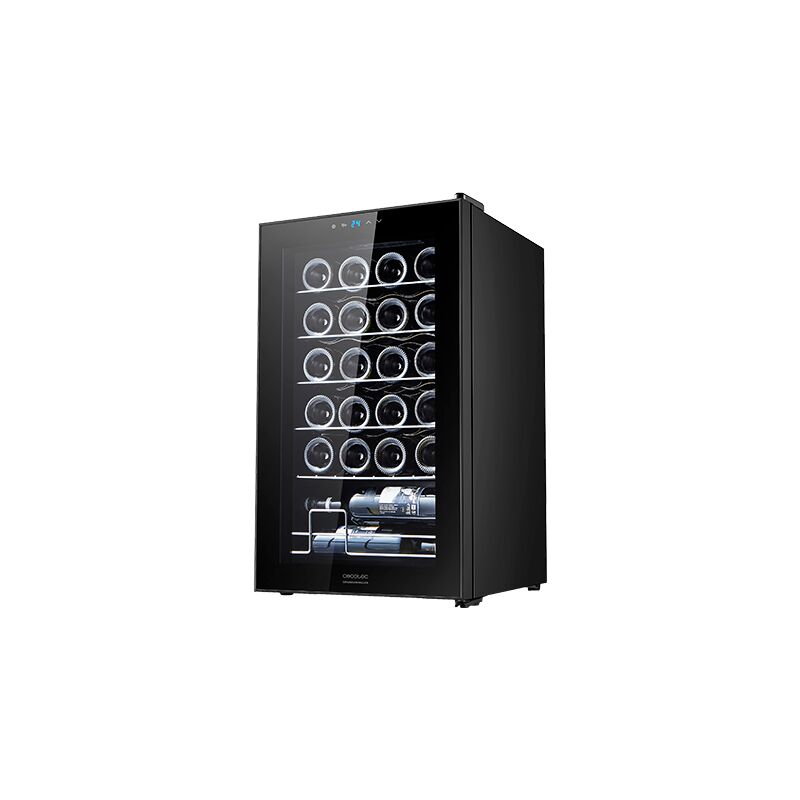 Vinoteca grandsommelier 24000 black compressor cecotec