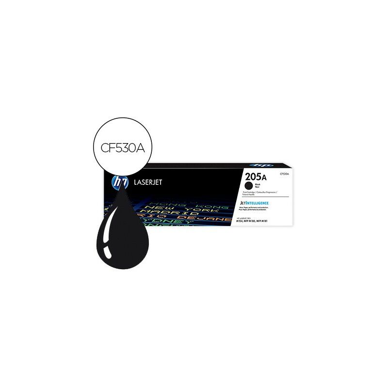 Toner hp 205a laserjet m 154a / 154nw / mfp m180n / 181fw negro 1100 paginas