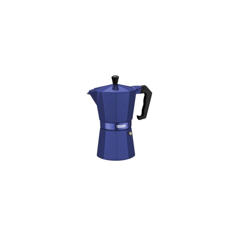 Cafetera aluminio azul