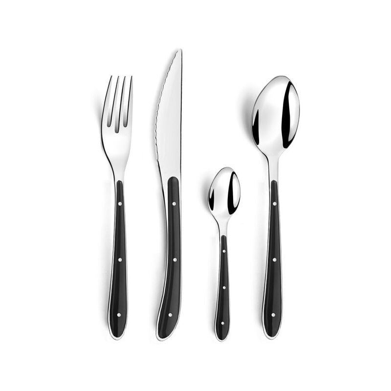 Amefa Bistro 123 set 24 cubiertos acero 92cm15mm bicolor cuberteria