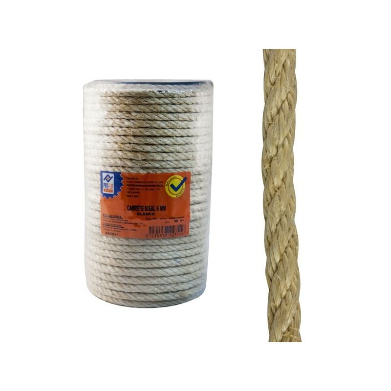 Cuerda sisal 4 c carrete 6 mm