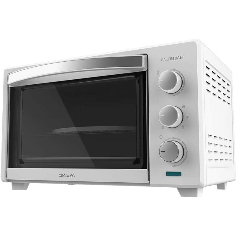 Horno de sobremesa bake&toast 3000 4pizza white gyro cecotec