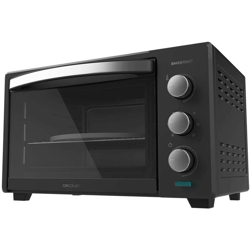 Horno de sobremesa bake&toast 3000 4pizza black gyro cecotec