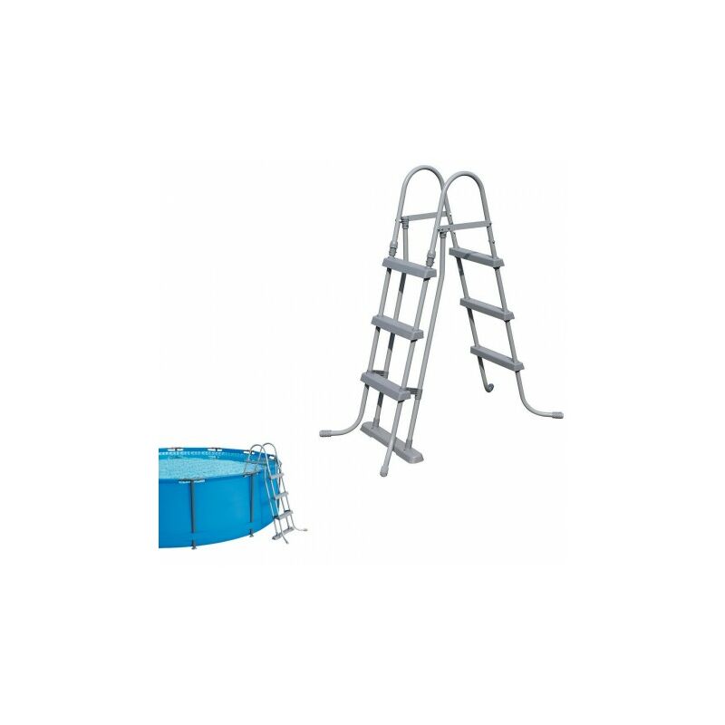 Escalera piscina alto 107 cm.