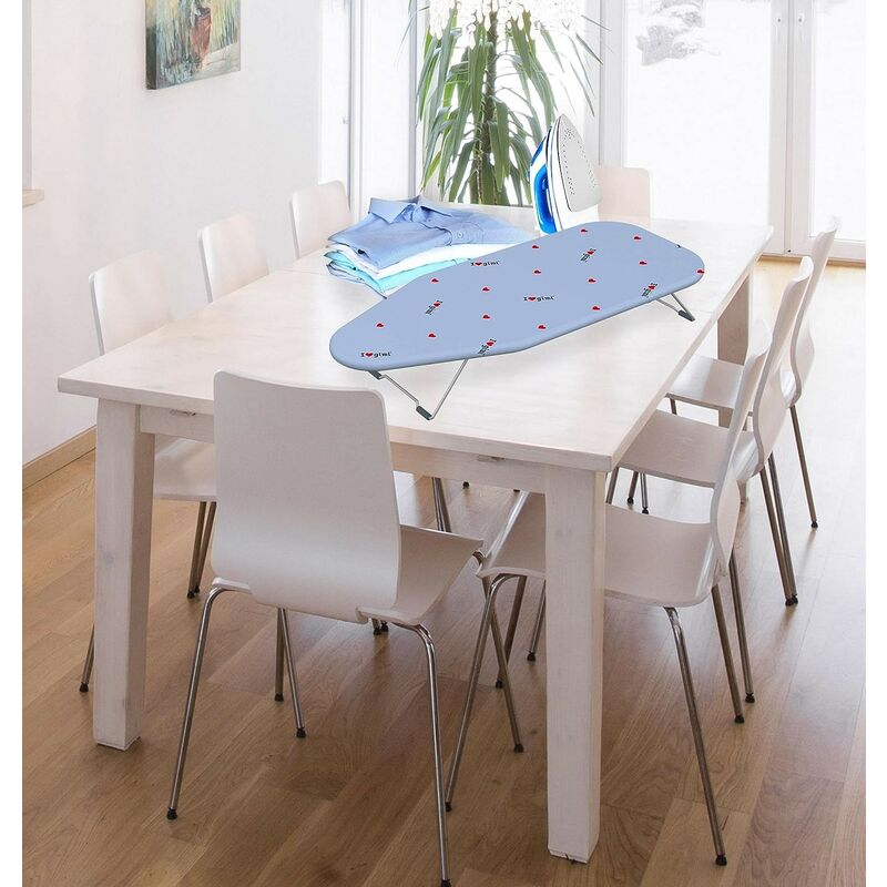 Gimi, pollicino tabla de planchar de mesa, superficie 73x32 cm, colores  surtidos
