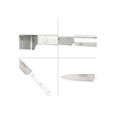 Cuchillo Recolección Sierra para Verduras 10,5 cm - Mango PP Negro