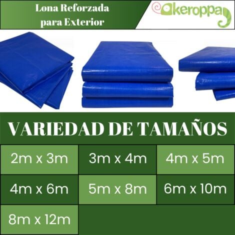UNIVERSAL Carpa impermeable Azul - Lona impermeable, AUTOS 3X2