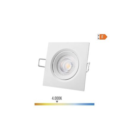 Foco Empotrable Led Downlight orientable 5W Cuadrado