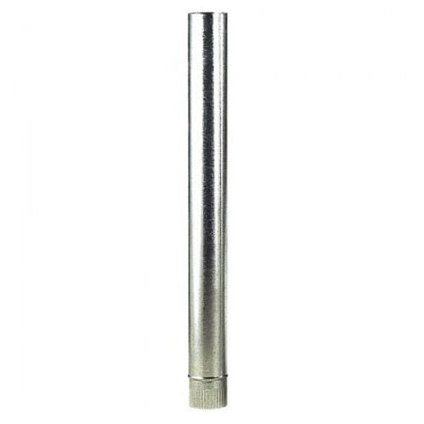 Locura Situación sonido Wolfpack tubo estufa acero galvanizado Ø 100 mm, ideal estufas de leña,  chimenea, alta resistencia, conducto humos