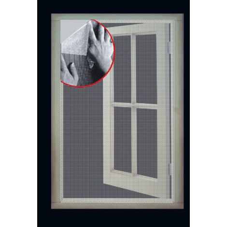 Mosquitera puerta, mosquitera velcro, protección contra insectos ajustable, 150x250 cm, ajustable, negro, keroppa