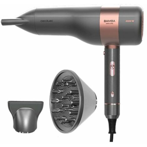 Secador de Pelo Cecotec AC Bamba IoniCare 5350 PowerShine Fire 2600W Negro  8435484042055 V1704901 Cecotec