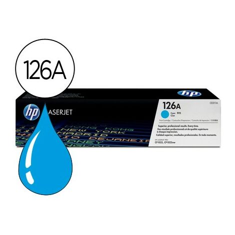Toner hp laserjet cp1025 mfp m175a ce311a cian -1000 pag-