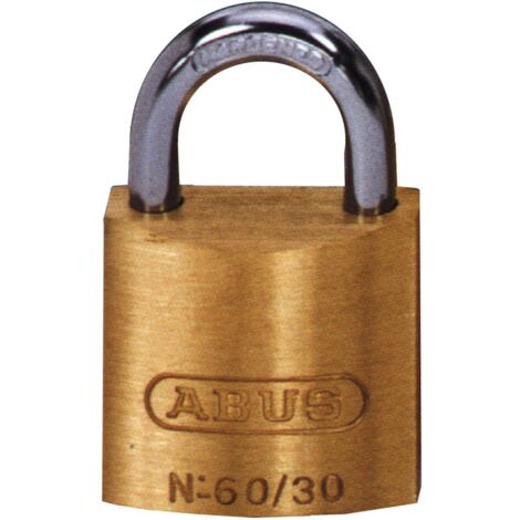 CANDADO LATON ABUS IGUALES AL 30 mm.