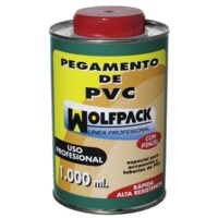 Pegamento pvc wolfpack con pincel 1000 ml.