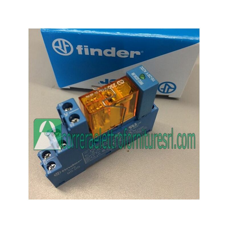 Finder 48528230 Interfaccia modulare a relè 2 contatti in scambio 230V  portata contatti 5A