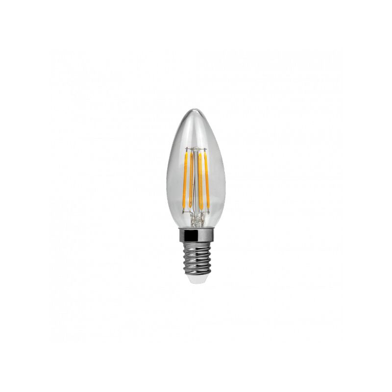 Lampo lighting FLOLE14BN lampada led filamento oliva 4W attacco E14  tonalità 4000K (luce naturale)