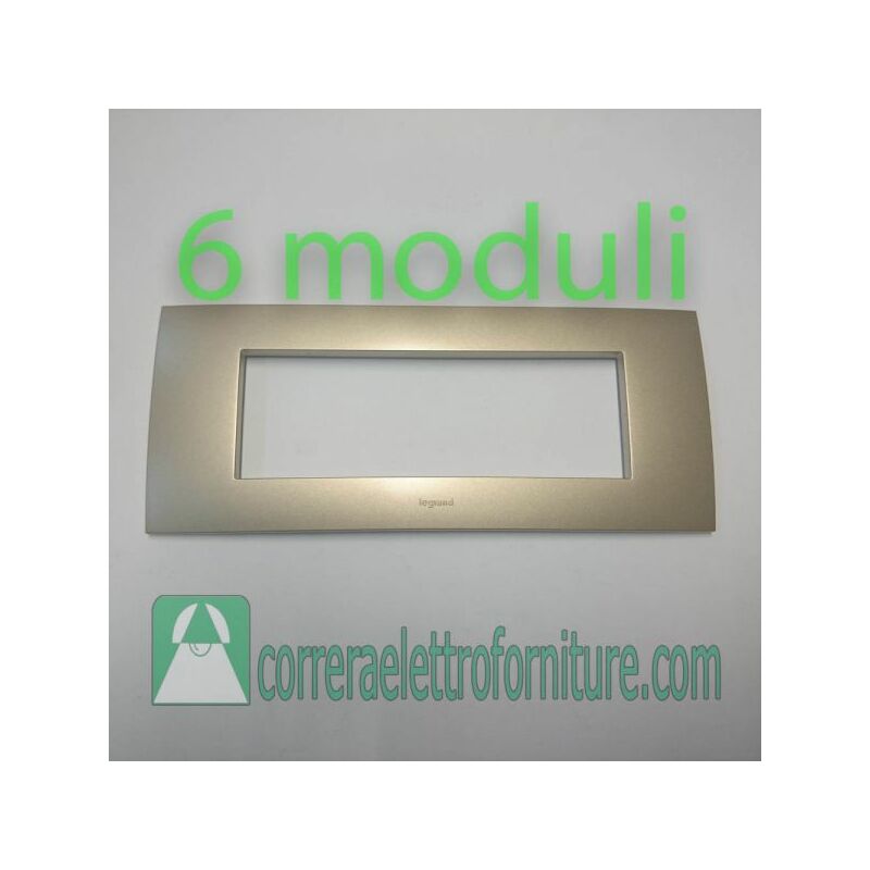 LEGRAND VELA placca quadra avorio 4 moduli 685801