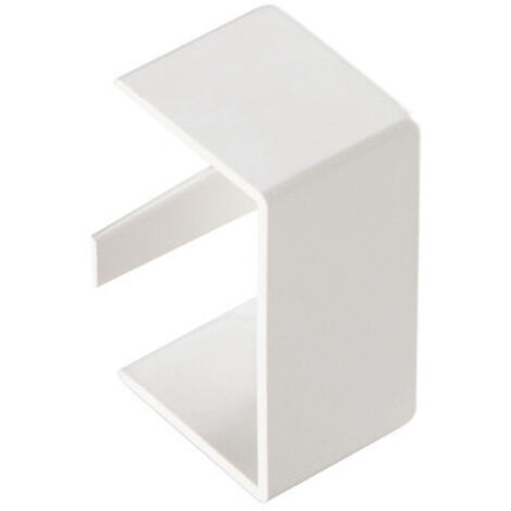 Doppio Tappo E Tappo Terminale Per Canale Puntone 41x41x25mm – MetallO E Plastica, Colore Nero