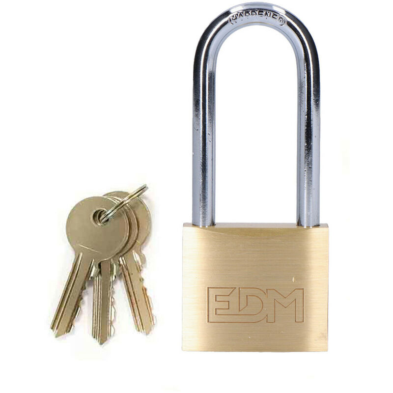 Cadenas marin SEALOCK - Longue anse - Bronze recouvert de chrome