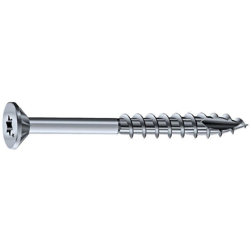VIS DE CHARPENTE TETE PLATE LARGE SIX LOBES - INOX A2