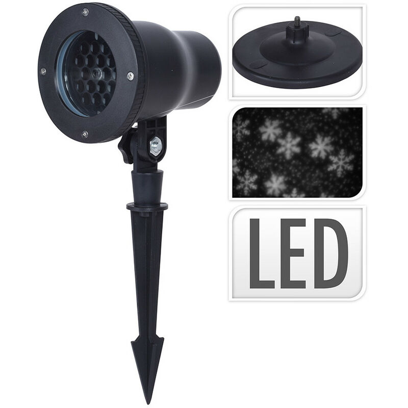 Projecteur LED effet neige