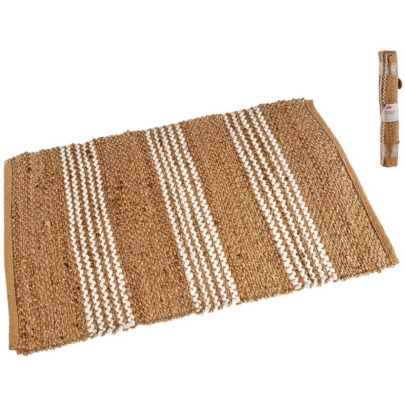 Tapis d'extérieur en jute (300x200 cm) Eilyn SKLUM Beige Crème