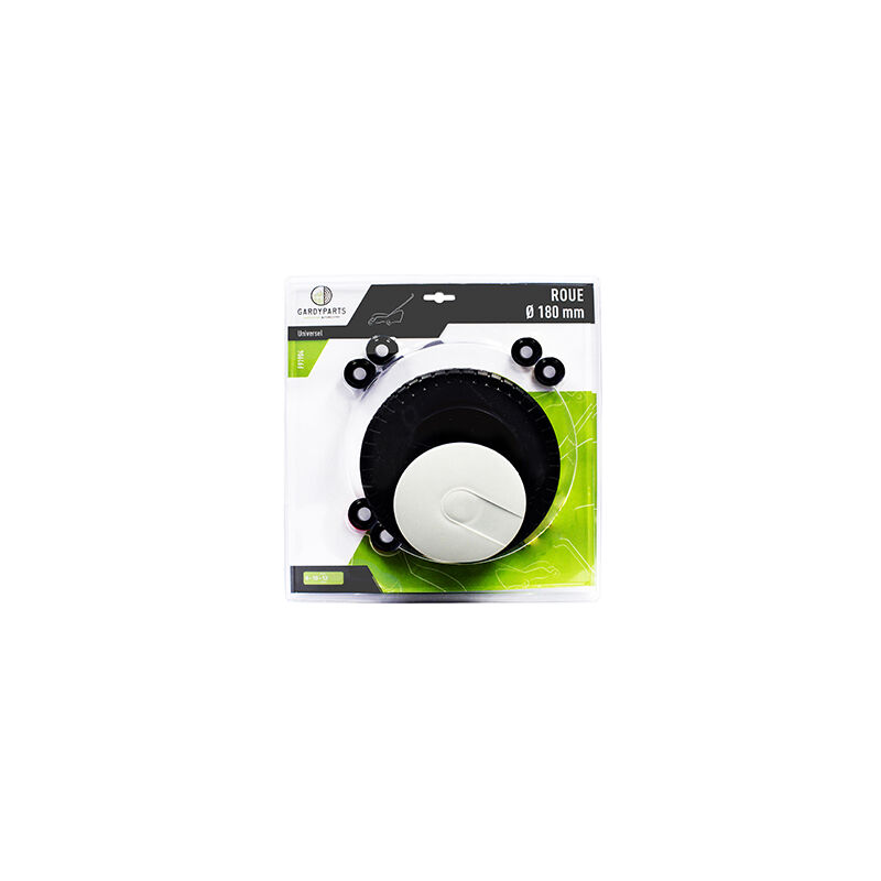 Roue Universelle En Plastique Ø 150 Mm Avec Enjoliveur Et 4 Bagues De Réduction – Greenstar RTU150