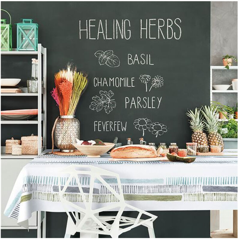 d-c-fix tovaglia cerata – Fancy Circles 140 cm rotonda – tovaglia in stile vintage per tavolo da cucina, da pranzo o da giardino – idonea agli