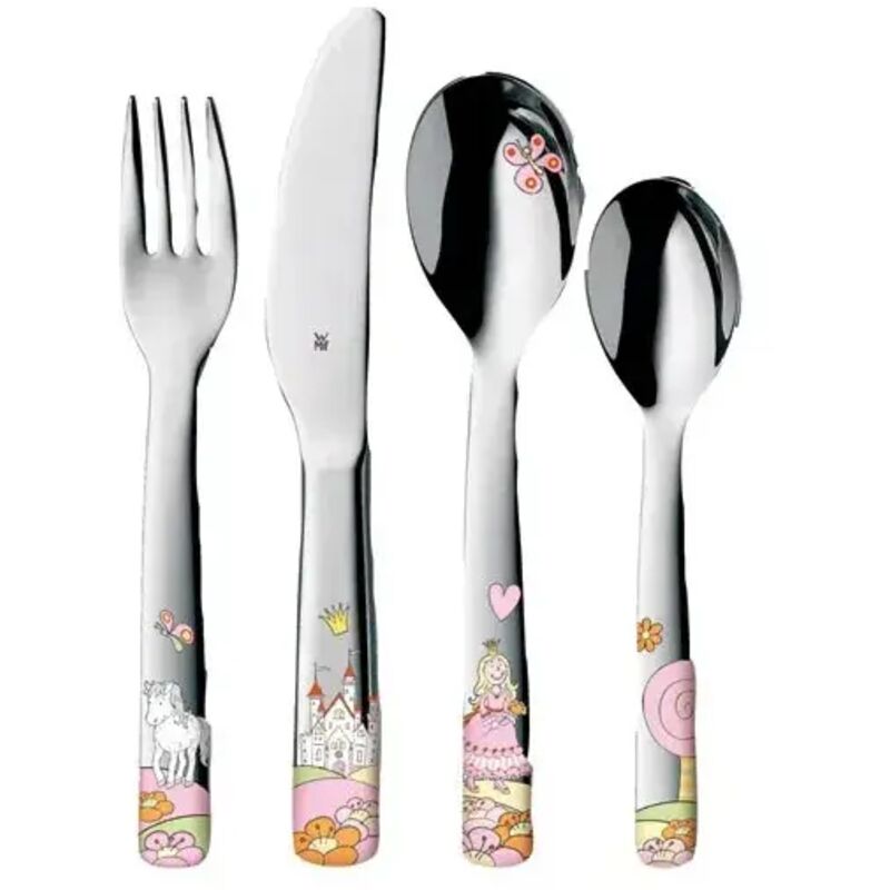 COUVERTS ENFANT TEDDY BEAR - SET DE 4 PIECES (2.5MM INOX 18/10