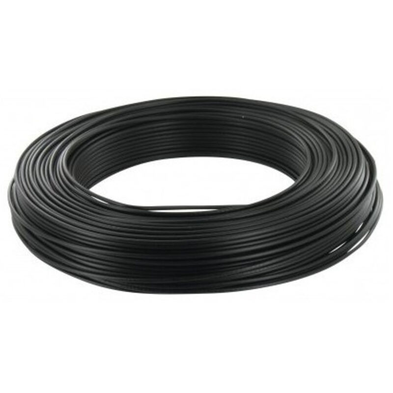 Câble PVC 10 Mm² Noir – 100 Mètres – GYS 054875 – Pour Chargeur Et Technologie