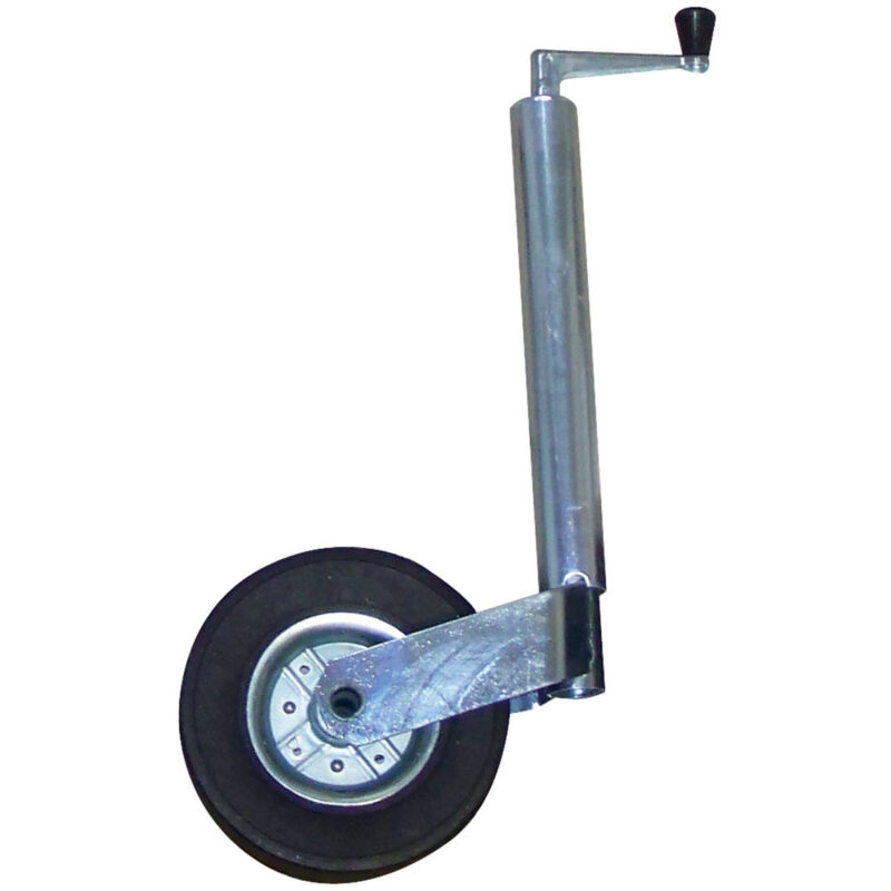 Roue Jockey Gonflable Fut 4,8 Cm - Pneu Pneumatique 260 Mm, Charge Max 150 Kg - Pour Remorques, Chariots - 3