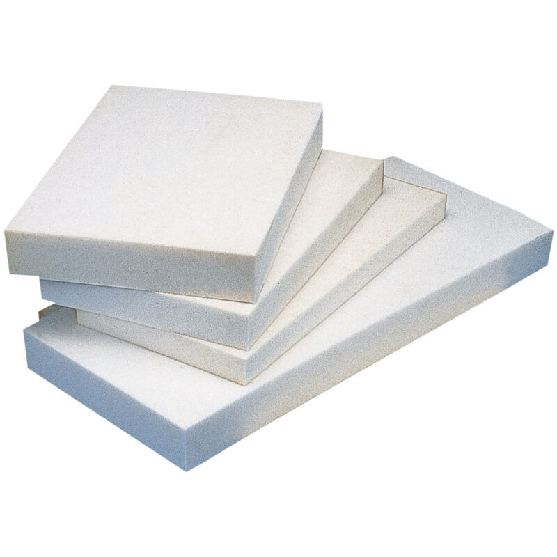 Plaque De Mousse Haute Densité 35D Jaune - Épaisseur 5 Cm, 90x60 Cm, Pour Coussin, Matelas Ou Bricolage