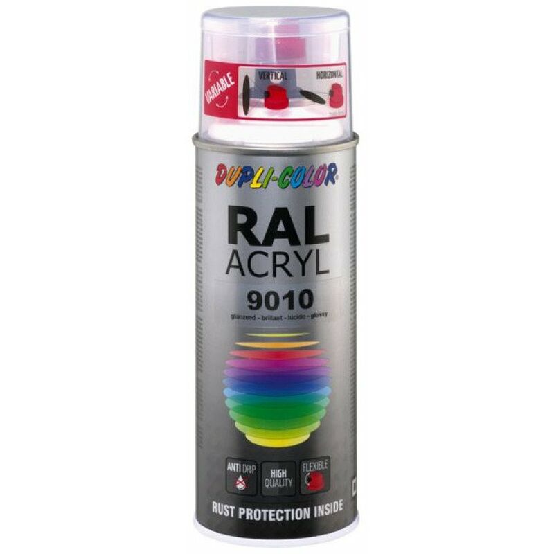 peinture acryl duplicolor ral  400ml noir fonce