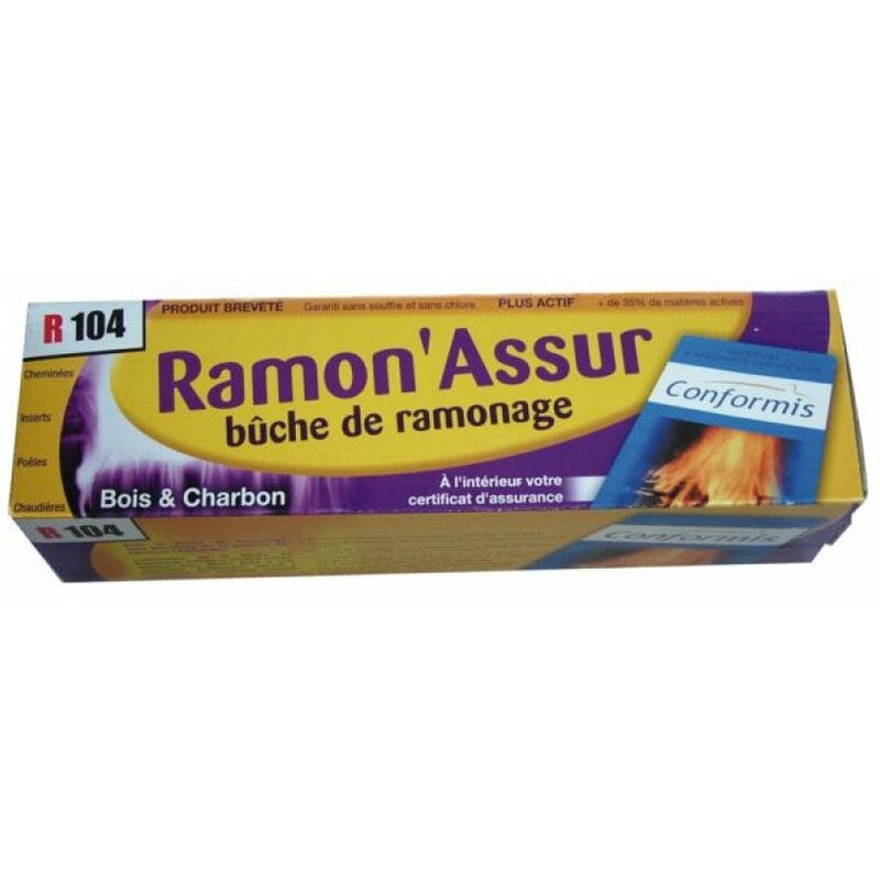 Bûche de Ramonage Ramon'assur - Produits pour le nettoyage de