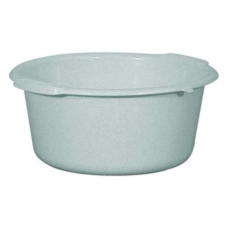 TATAY Bassine Rond, Capacité De 10L, Sans BPA, Avec Trou De Suspension, Bleu. Dimensions 40,7 X 15,6 X 41,5 Cm