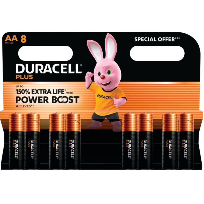 Piles Duracell Aa Plus X8 énergie Fiable Longue Durée Duracell — free download