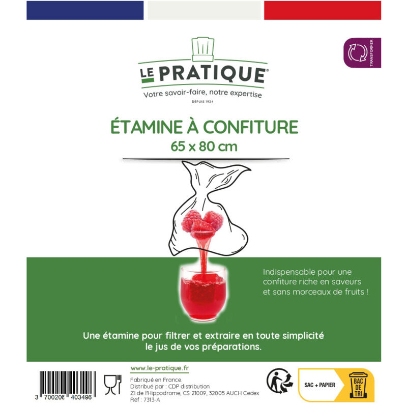 10 Etamine A Confiture 65 X 80 Cm Coloris Blanc (presse Fruits) Le — free download
