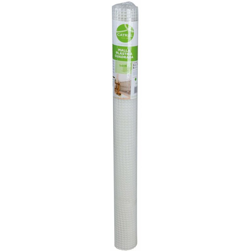 Maille Plastique Carré 0,5 X 0,5 Cm, Blanc 1 X 5 M, Clôture Artificiel Pour Terrasses, Balcons Ou Jardins | Leroy Merlin