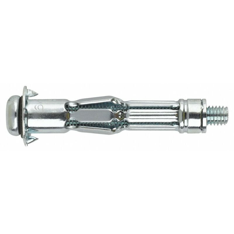 10 chevilles métal à expansion 4 x 33mm + vis M4 4 x 40mm Molly|Tout Brico