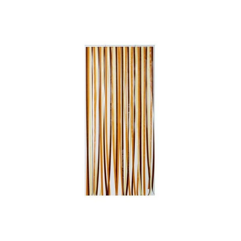 Rideau Portiere Antille Brun Beige 100x220cm - MOREL