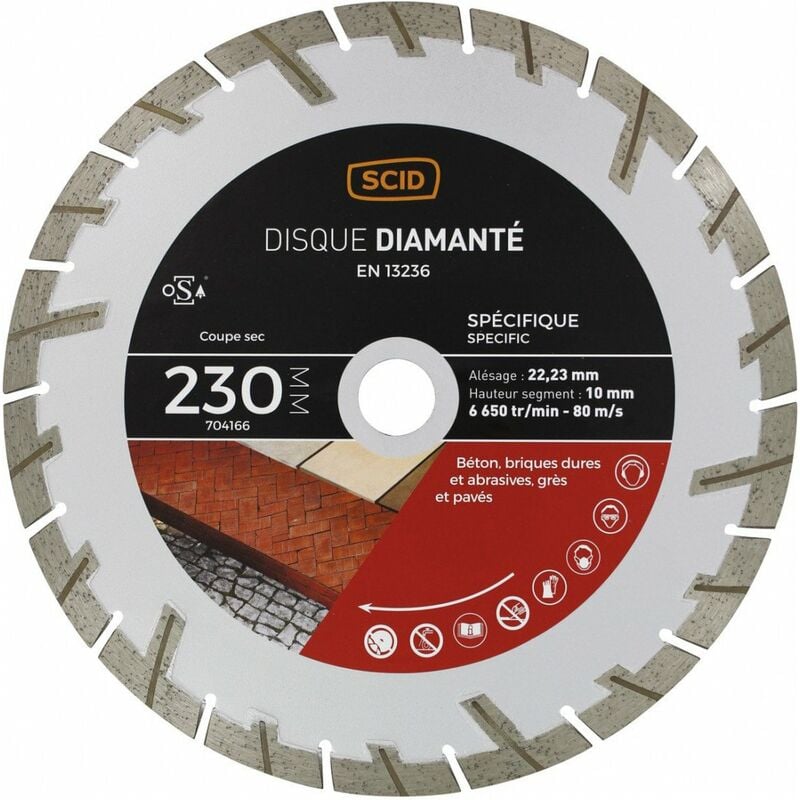 Disque diamant pour carrelage Ø115mm - SCID